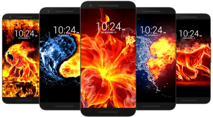 Fire Wallpaper HD & 4K android App screenshot 0