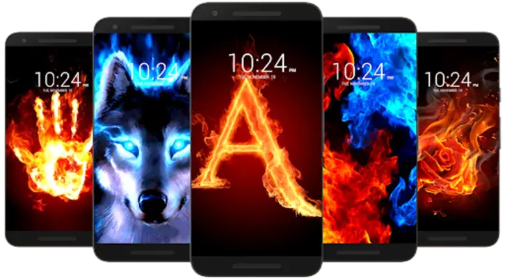 Fire Wallpaper HD & 4K android App screenshot 1