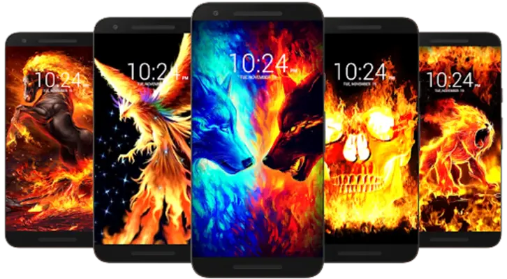 Fire Wallpaper HD & 4K android App screenshot 5